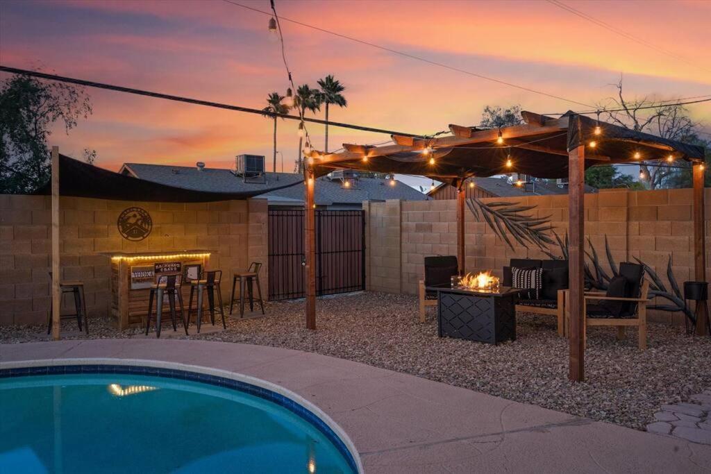 Modern Tempe Home With Heated Pool, Asu Exteriér fotografie